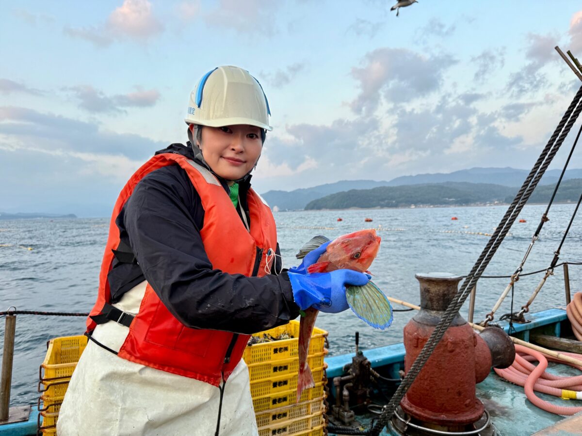 海の京都　養老漁港　定置網漁体験01