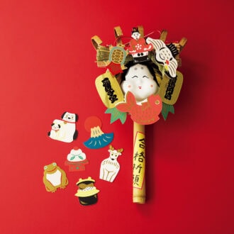 うれしたのし熊手飾り 小¥6,930／中川政七商店