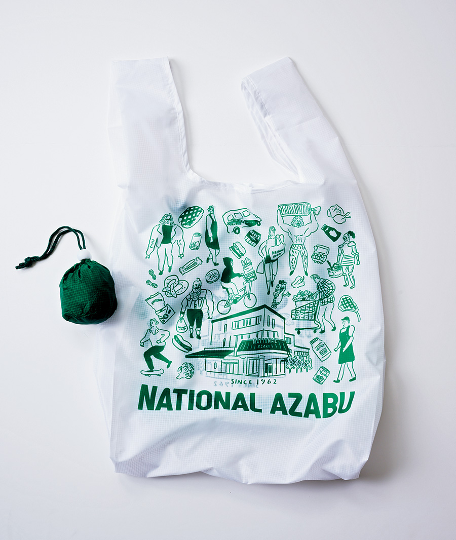 NATIONAL DESIGN ORIGINAL REUSABLE BAG(WHITE)¥1,430/ナショナル 麻布