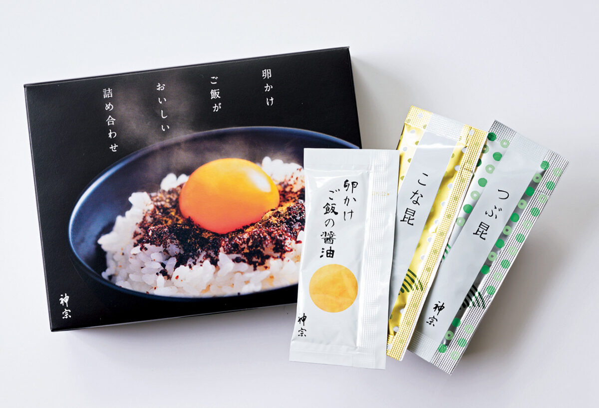 卵かけご飯がおいしい詰め合わせ¥864／神宗