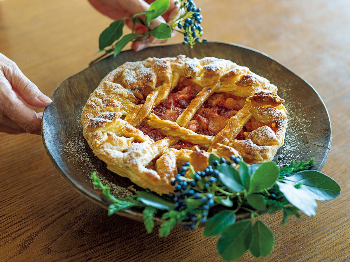 桐島かれんさんの素敵な暮らし 焼きたてのアップルパイであたたかな冬時間を