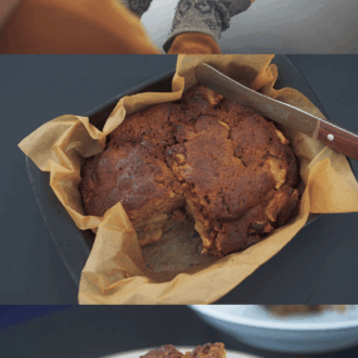 りんごのケーキ