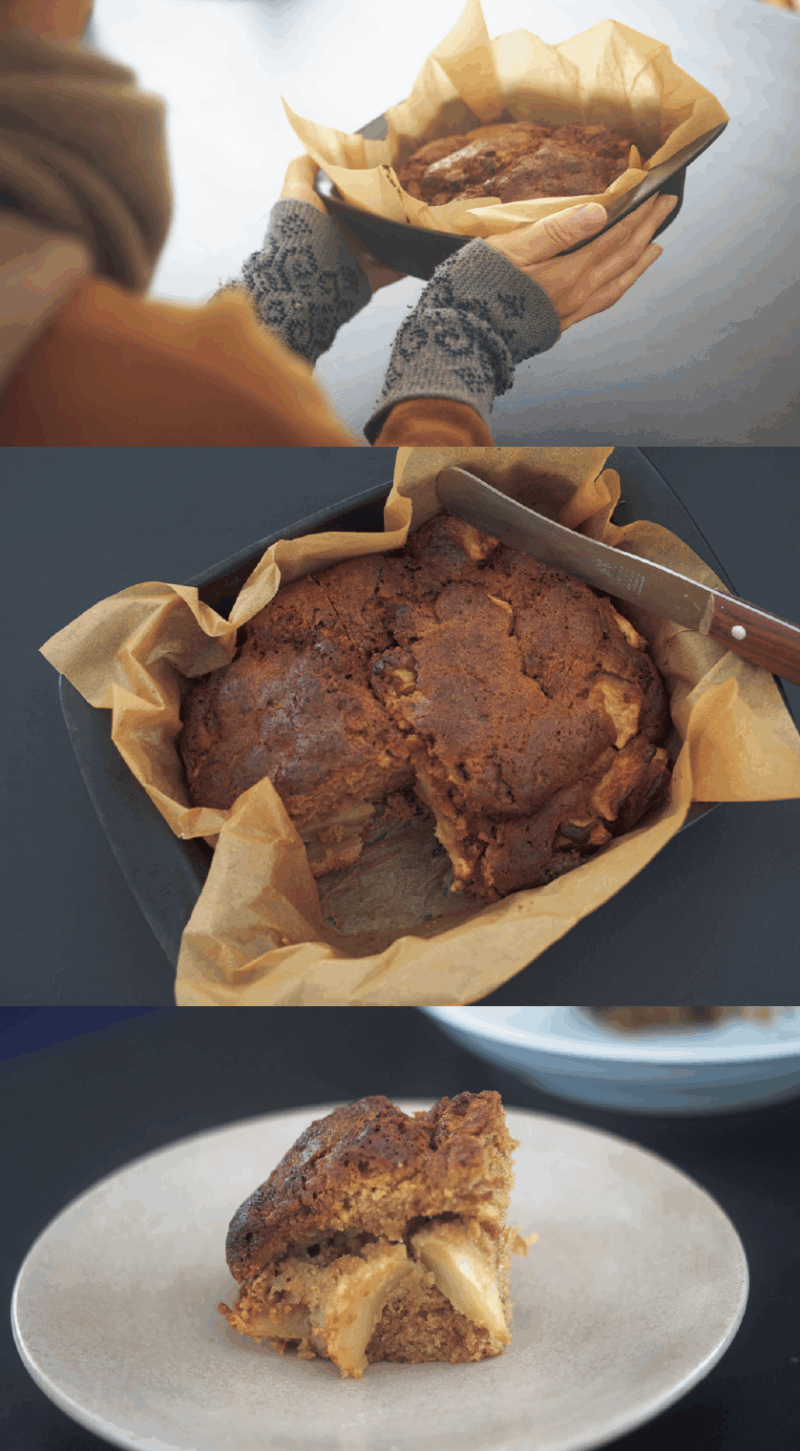 りんごのケーキ