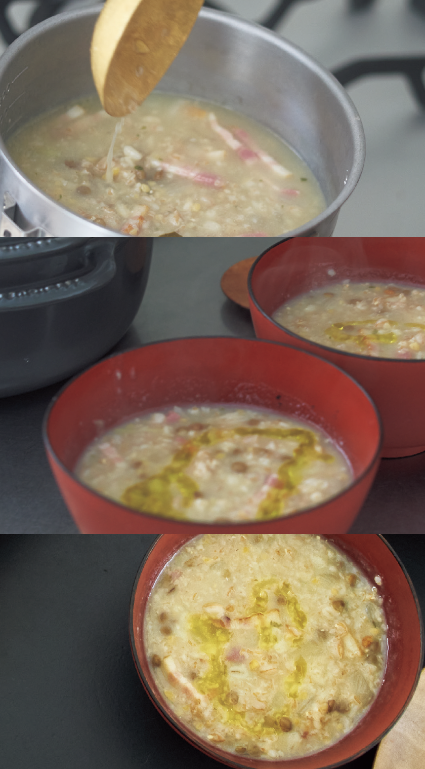 雑穀のスープ