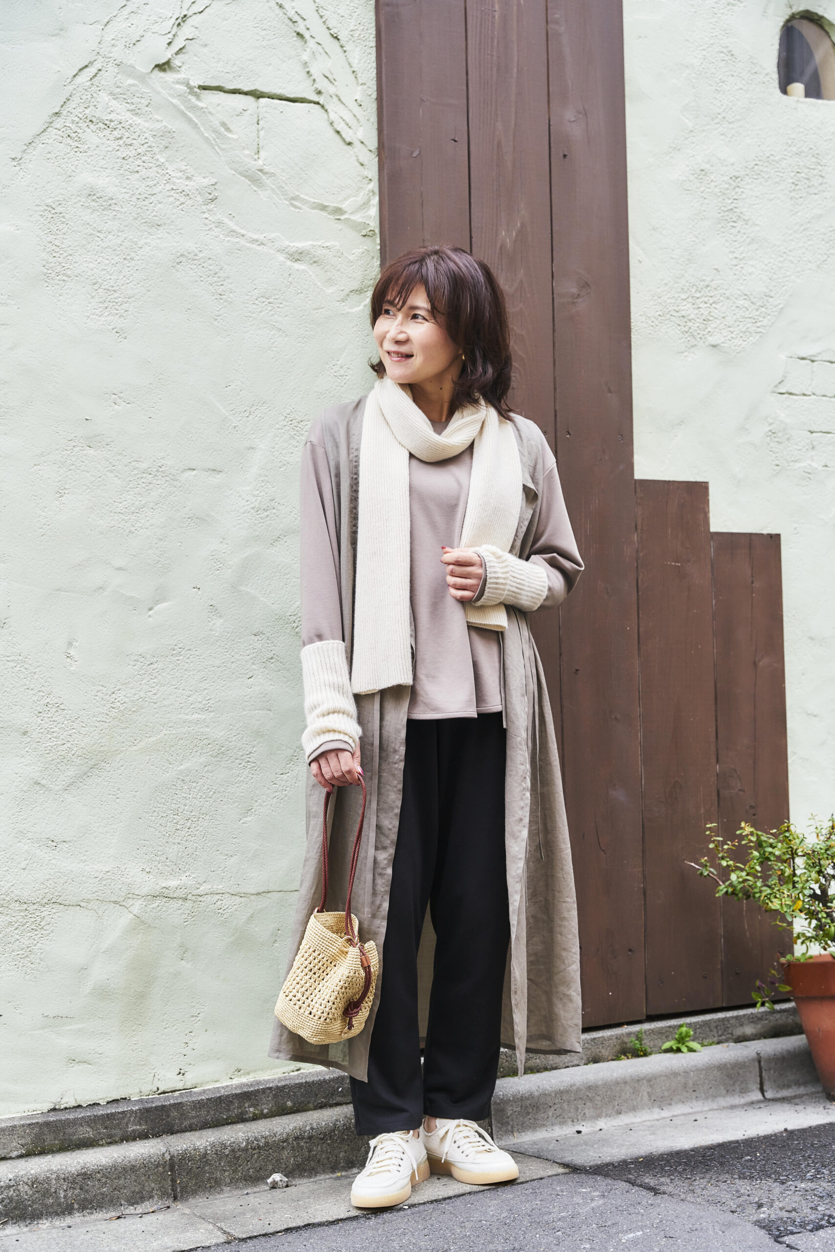 【50代のおしゃれスナップ】 「疲労回復ウェア」の着まわし