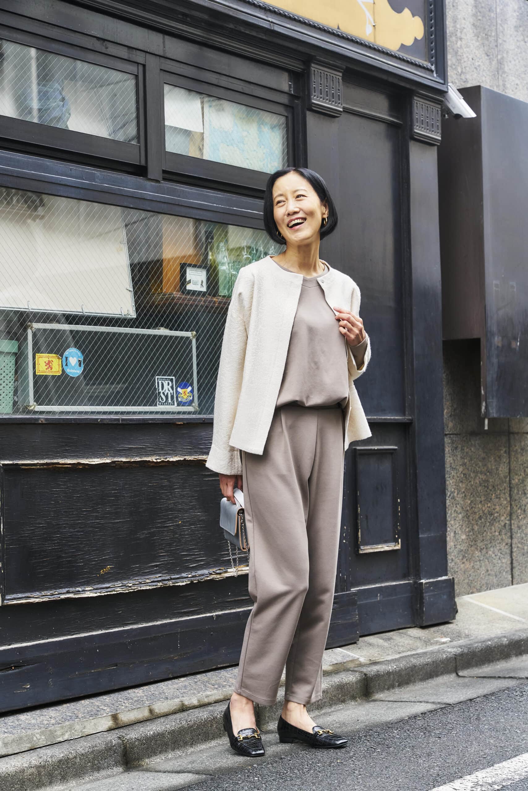 【50代のおしゃれスナップ】 「疲労回復ウェア」の着まわし