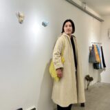 【京都スナップ】ヴィンテージのAラインコートをエコバッグで軽やかに