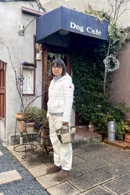 【京都スナップ】「ユニクロ」のキッズ暖パンが大人世代にもフィット！