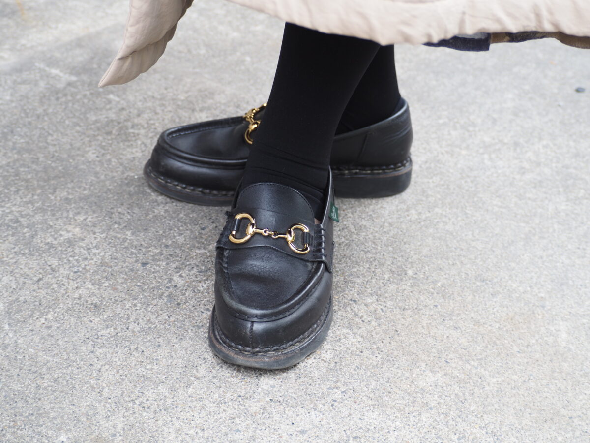 パラブーツのローファー