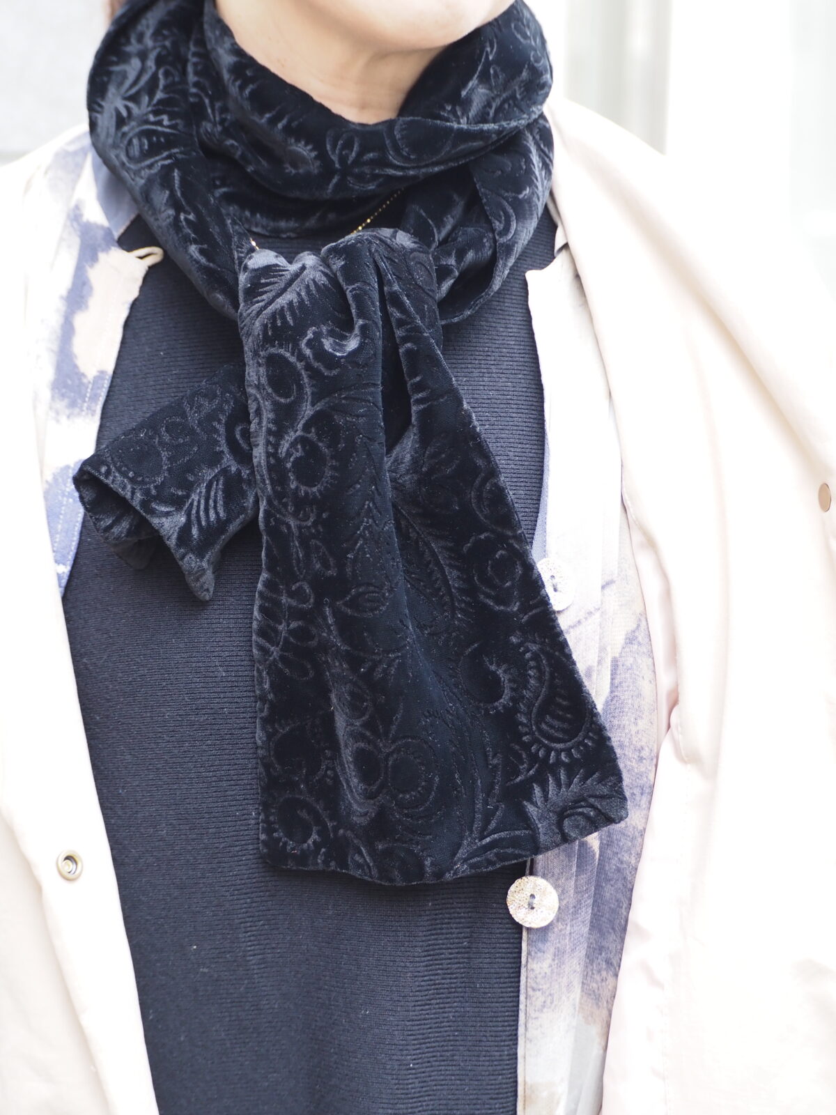 ベロアのマフラー