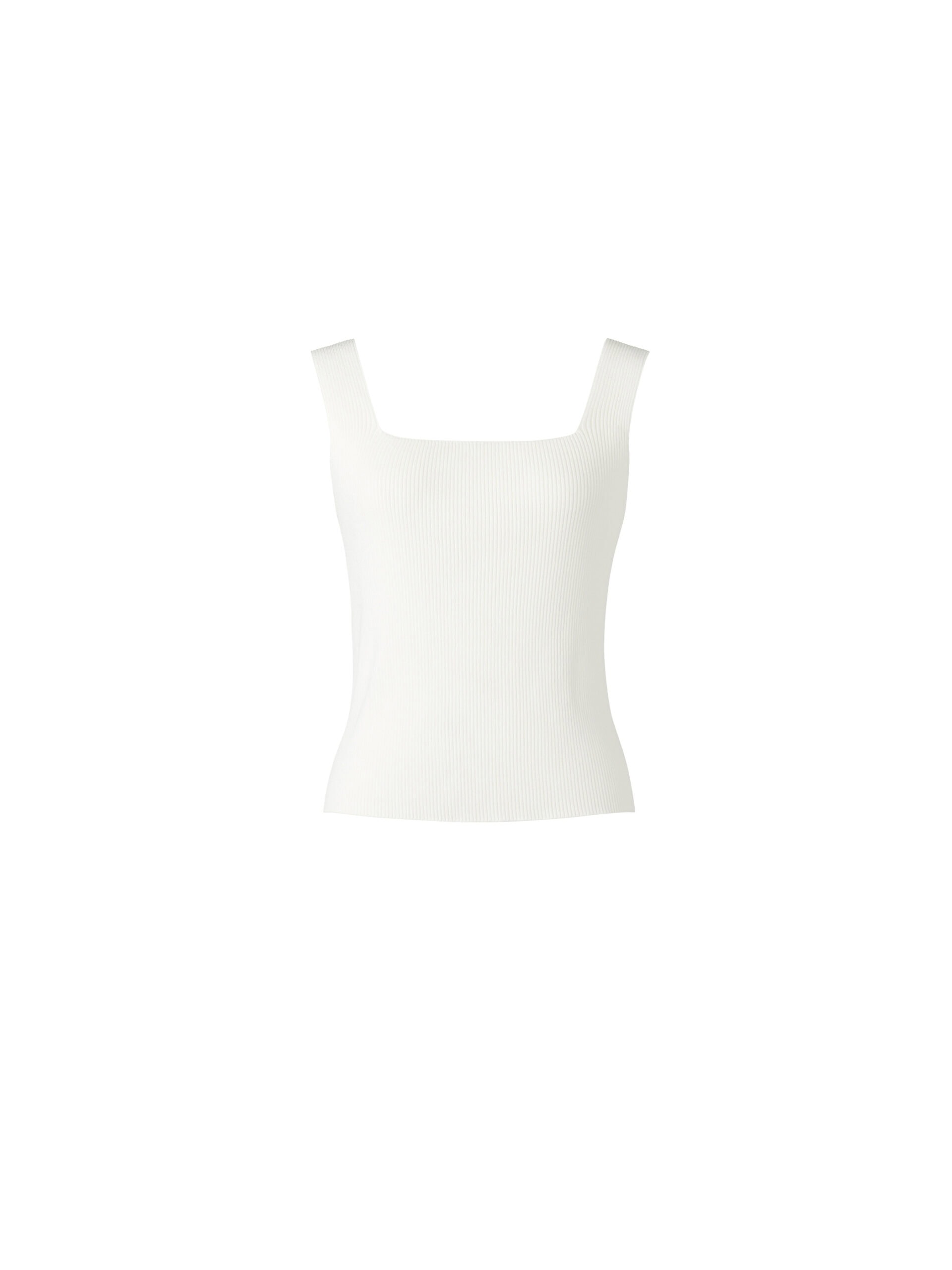 3Dリブスクエアネックセーターノースリーブ 2990円(税込)