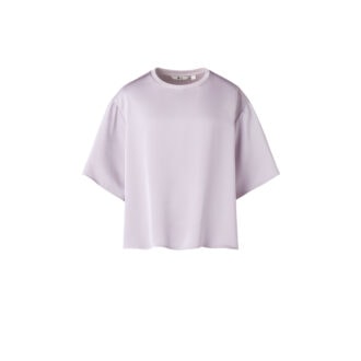 サテンオーバーサイズショートブラウス/5分袖　2990円（税込）