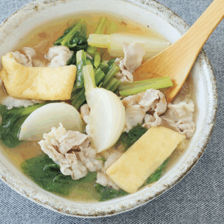 簡単プラス一品
「かぶの和風スープ」