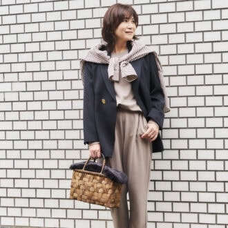 【50代のおしゃれスナップ】 「疲労回復ウェア」の着まわし