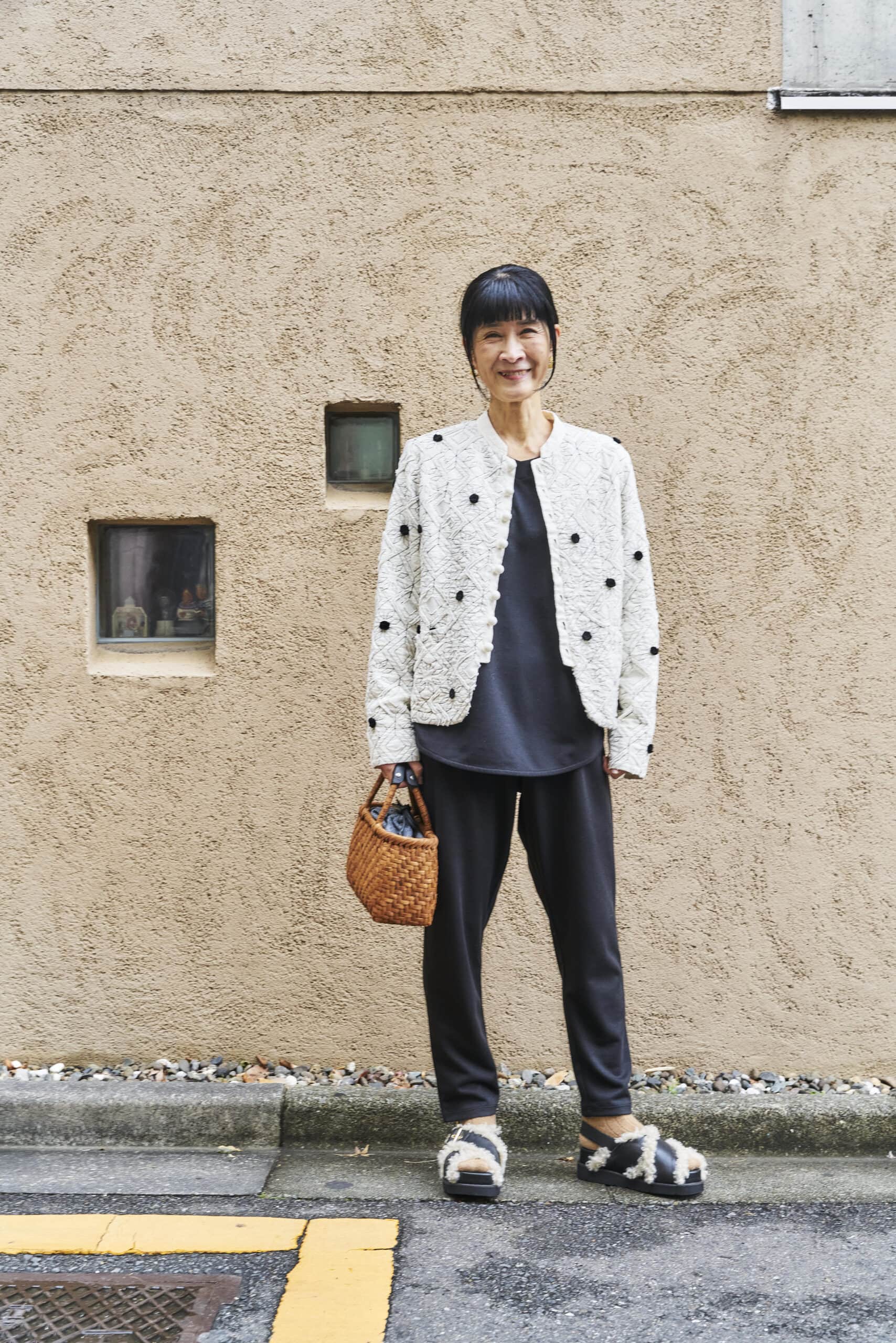 【50代のおしゃれスナップ】 「疲労回復ウェア」の着まわし