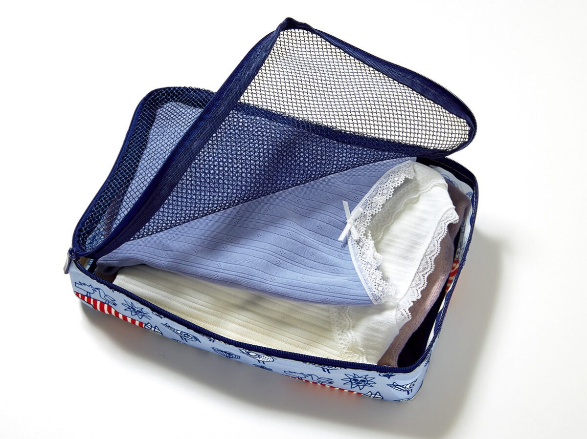清潔に保ちたいインナー入れに。旅行で大活躍