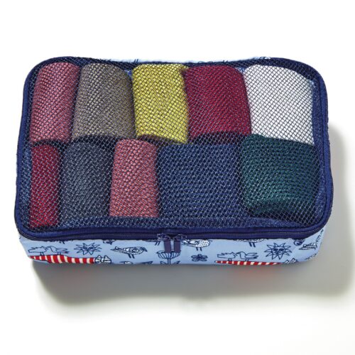 大人のおしゃれ手帖 2026年2月号 付録【スウェーデン生まれの陶芸家、リサ・ラーソンとのコラボ！
】 清潔に保ちたいインナー入れなど、旅行で大活躍