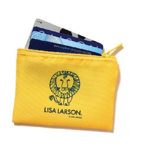 大人のおしゃれ手帖 2026年2月号 付録【スウェーデン生まれの陶芸家、リサ・ラーソンとのコラボ！
】 カード入れや印鑑ケースに