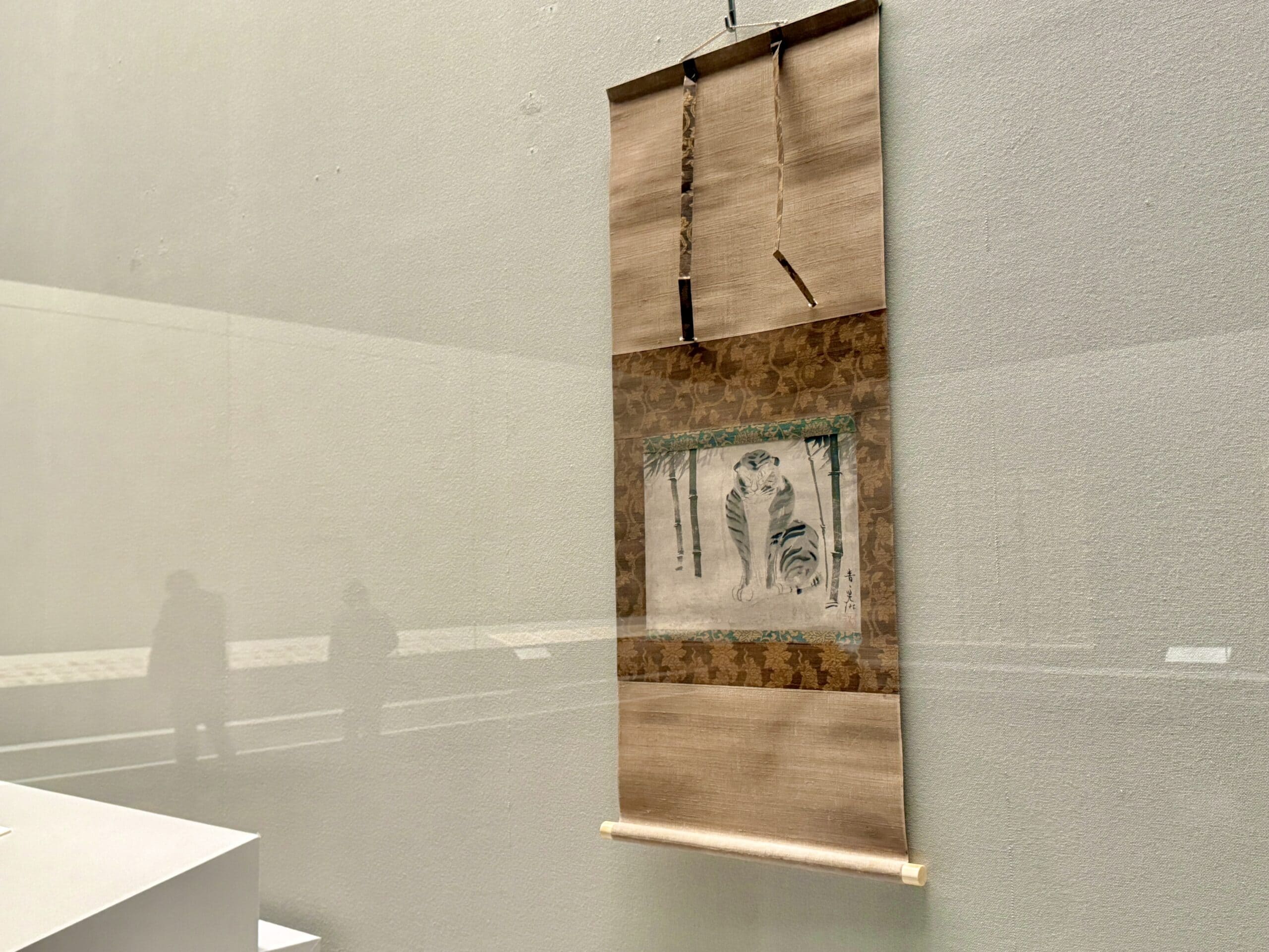 竹虎図(たけとらず)尾形光琳筆、江戸時代・18世紀/京都国立博物館