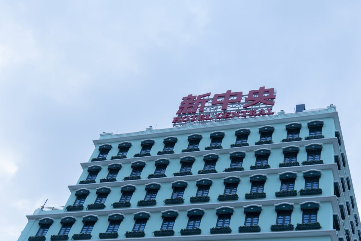 マカオのホテルバー。女性の一人旅にも安心。