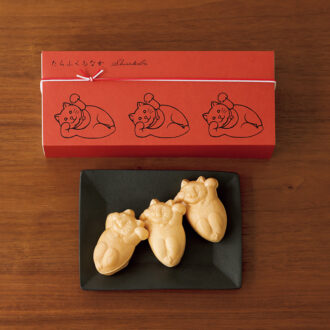 たらふくもなか6個入り¥1,700／御菓子司 白樺