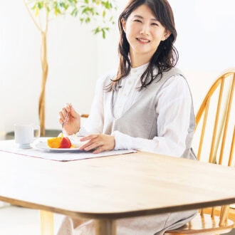 朝食のルーティンはもう何年も続けています。 「毎日同じものを食べることで、これを食べておけば体調は大丈夫！と安心できるんです」