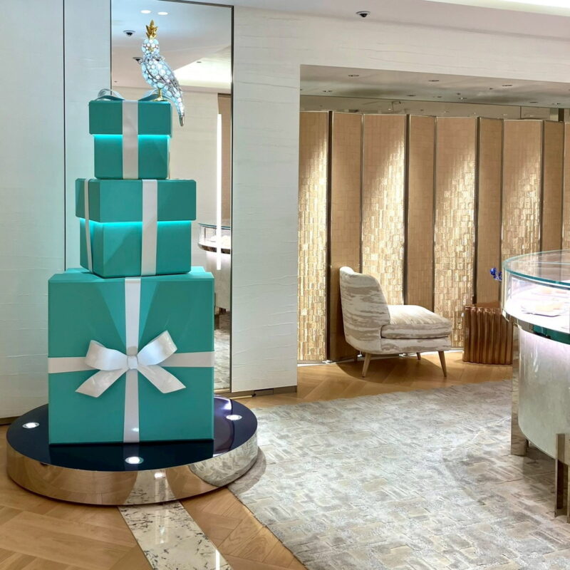 指輪を購入したティファニーへ