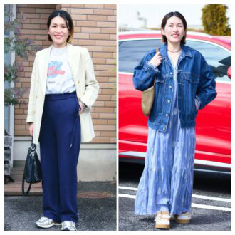 【１週間コーデ】
春ジャケットはこう着る　
トラッド＆デニムをすらりと見せる最適解
～〈水曜日・木曜日〉#017  Fumiko Kawaguchi～