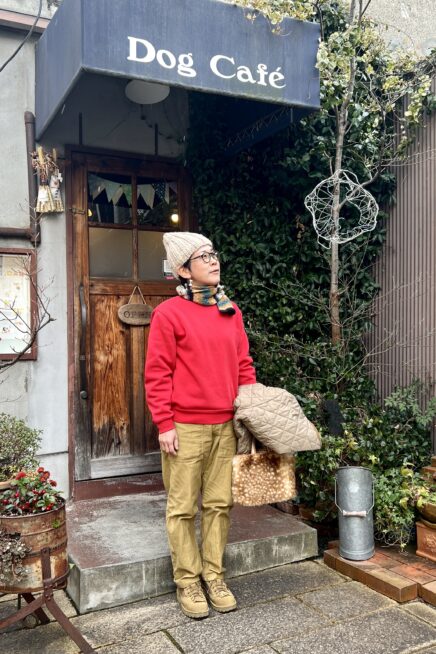 【京都スナップ】動きやすく暖かい！ カフェ店長さんのデイリーな着こなし