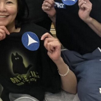 ダンスレッスンの先生からもらったボイプラ視聴者おなじみの「星」のシール