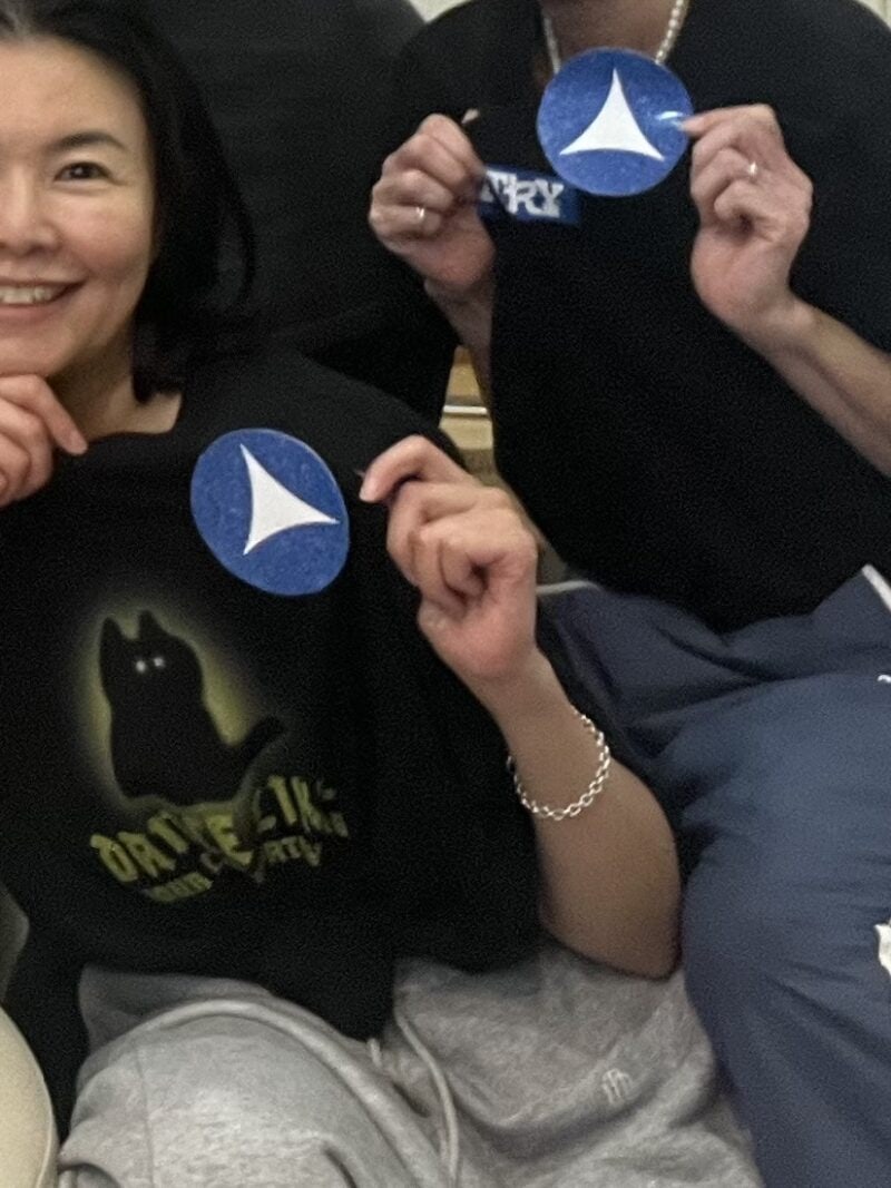 ダンスレッスンの先生からもらったボイプラ視聴者おなじみの「星」のシール