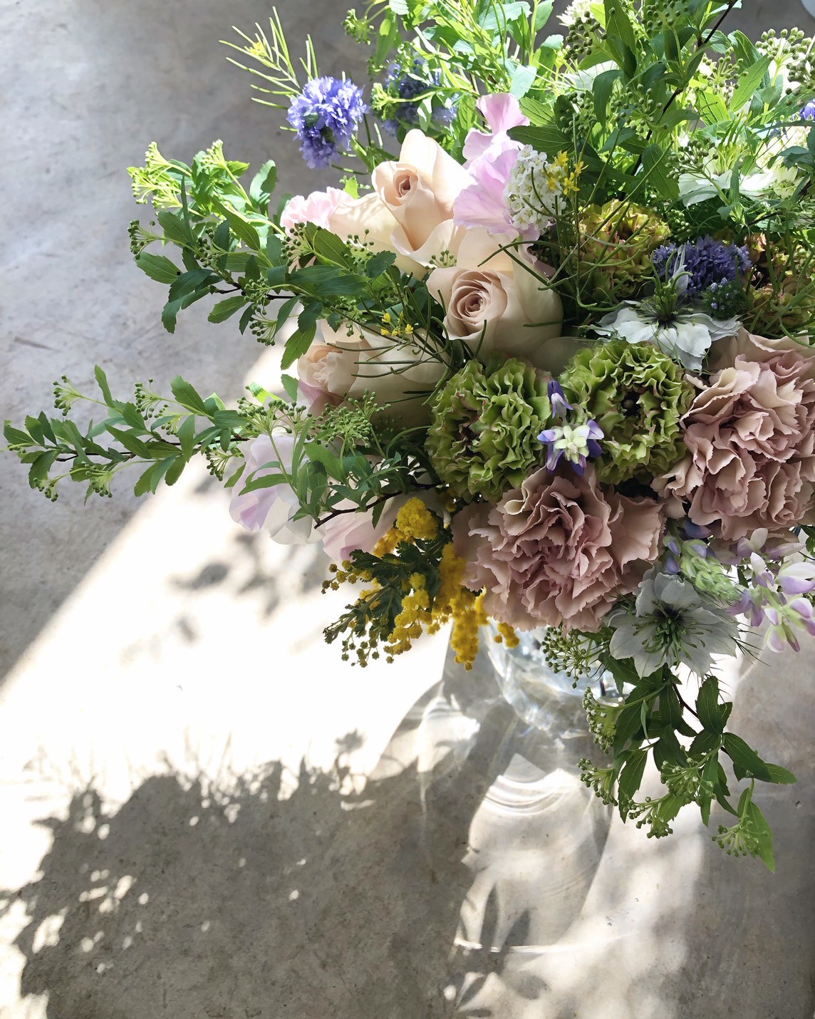 時間によって変わる光でどう印象がかわるのかよく観察してみて