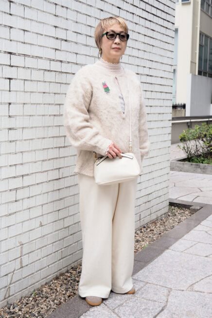 【スナップ】表参道で出会ったおしゃれさんの淡色ワントーンコーデ術をご紹介！