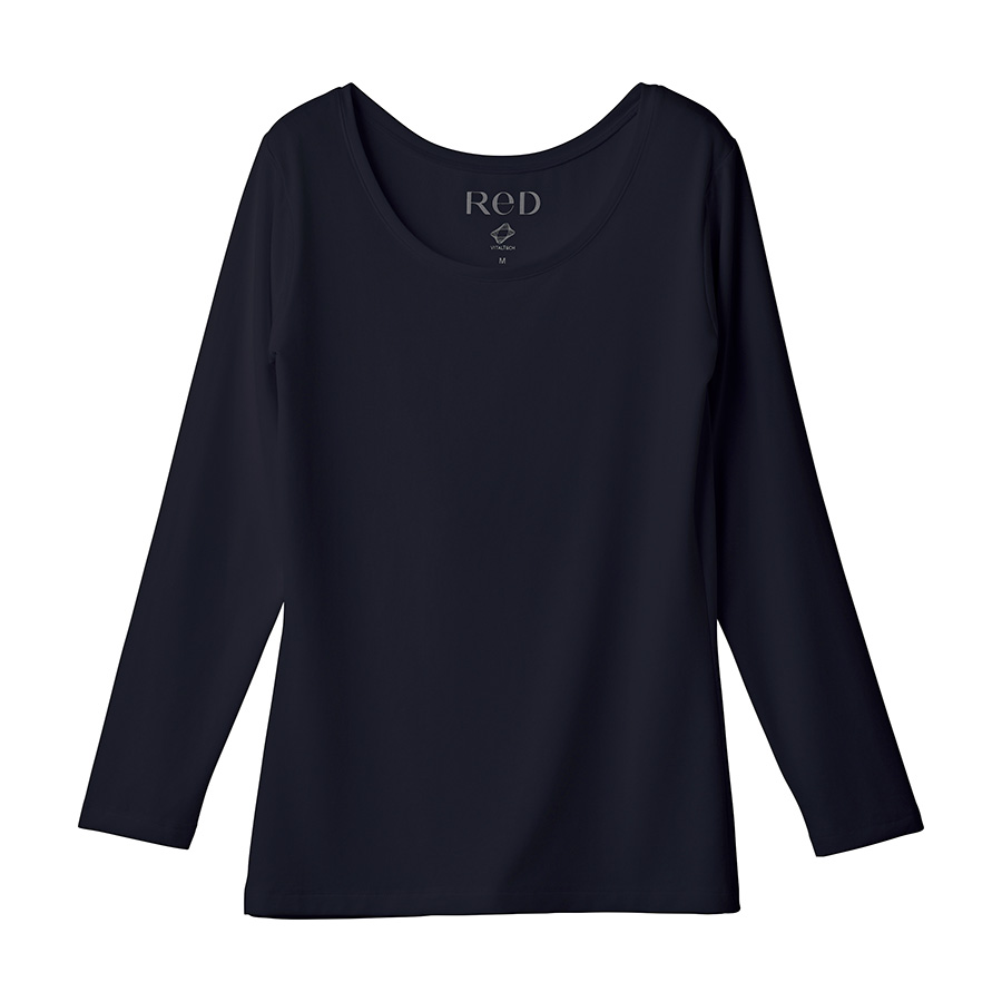 ReD バイタルテック U ネックインナー⻑袖 ［⼀般医療機器］ 全3色 7サイズ ¥4,950～5,500／ReD