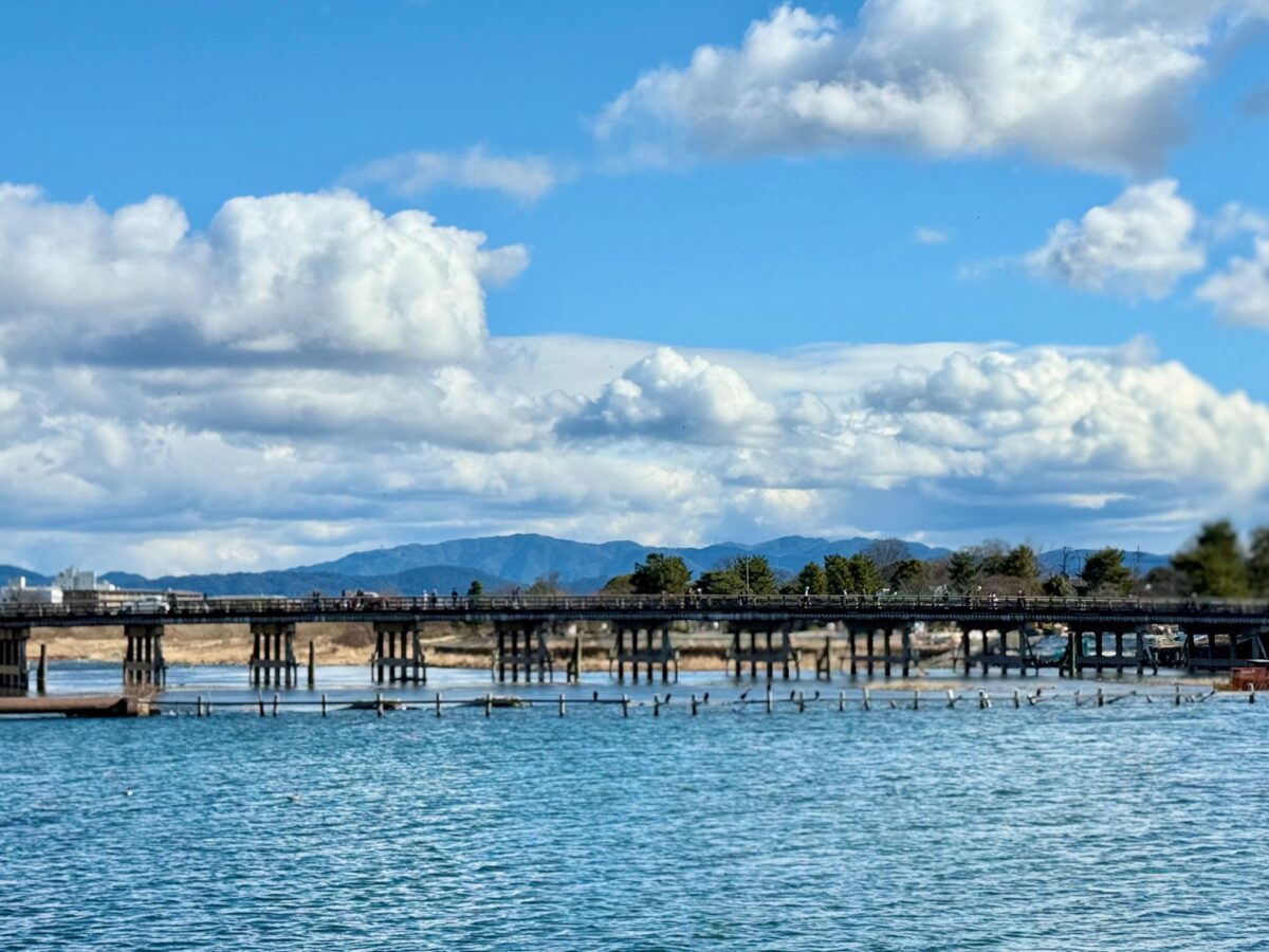 京都　嵐山　渡月橋