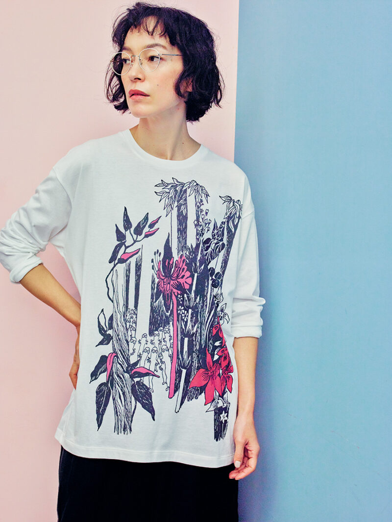 ニョロニョロプリント 長袖シャツ¥13,200 /ア・パート オブ ミー(ワイズフォーリビング)