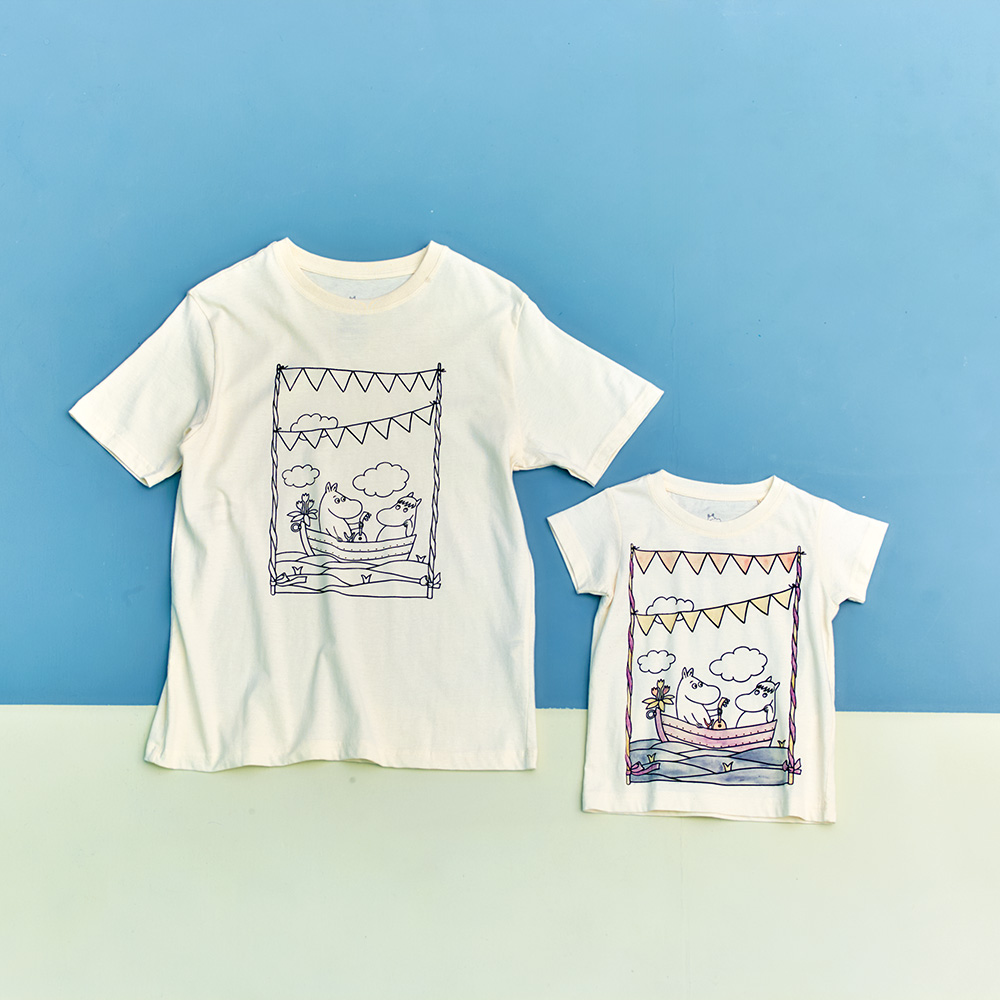 ユニセックスTシャツ¥5,940、キッズTシャツ¥3,520ピープルツリー(フェアトレードカンパニー)