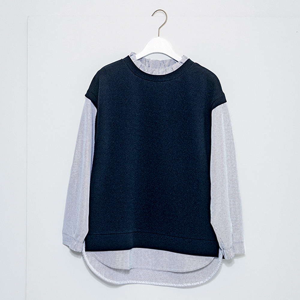 重ね着風プルオーバー／ハレイロ（しまむら） price :¥1,419