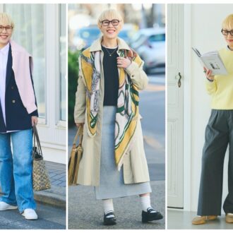 PUMA、ニューバランス、GU……50代におすすめの【春スニーカー４選】＆冨永流・履きこなし術　～冨永彩心さんが指南！ 毎日の装いがちょっと垢ぬけるコツ vol.5～