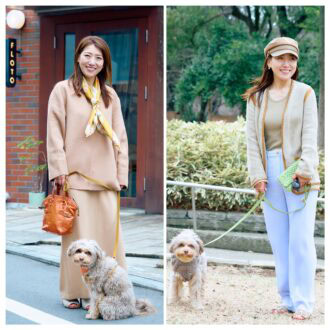 【１週間コーデ】
ベージュ×ライムグリーンで
 ヴィンテージミックスを春らしくフェミニンに！
～〈月曜日・火曜日〉#018 Mariko Kuriya～