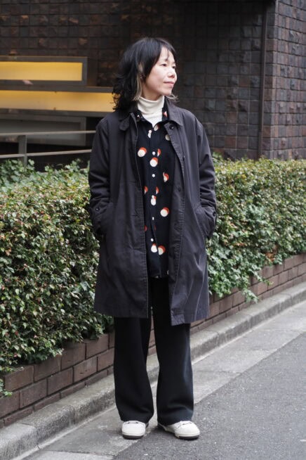 【スナップ】「ユニクロ」の優秀ニット＆パンツを自分色に染める！ 50代の古着の楽しみ方