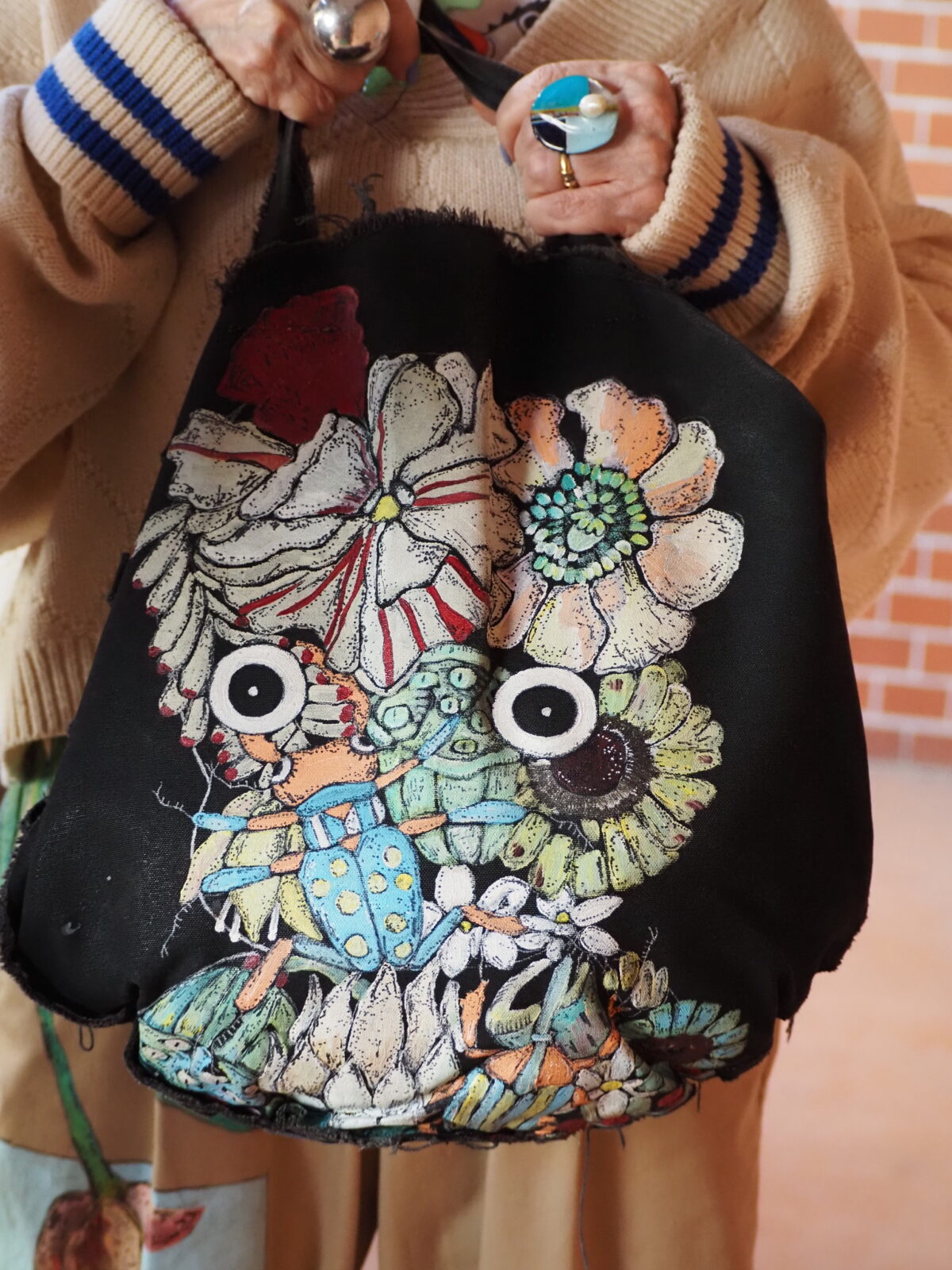 イトランのバッグ(山﨑小枝子さんの作品)