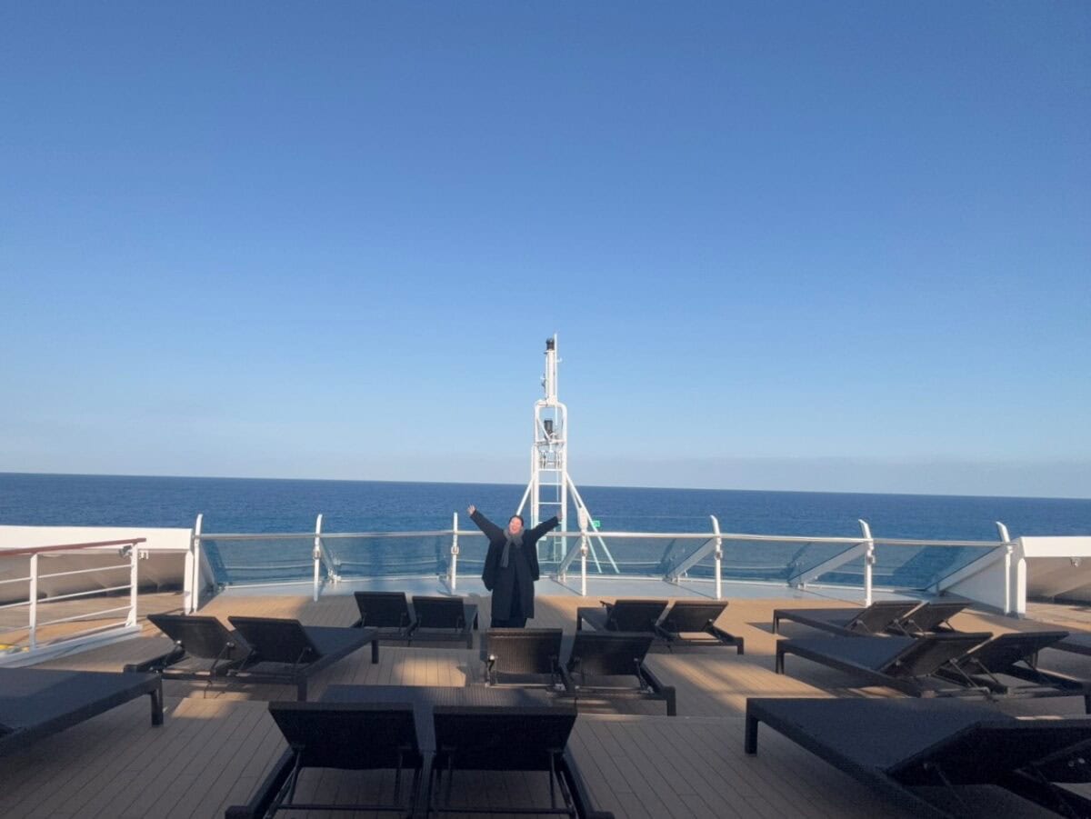 「三井オーシャンフジ」のデッキから見える景色