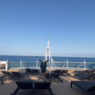 「三井オーシャンフジ」のデッキから見える景色