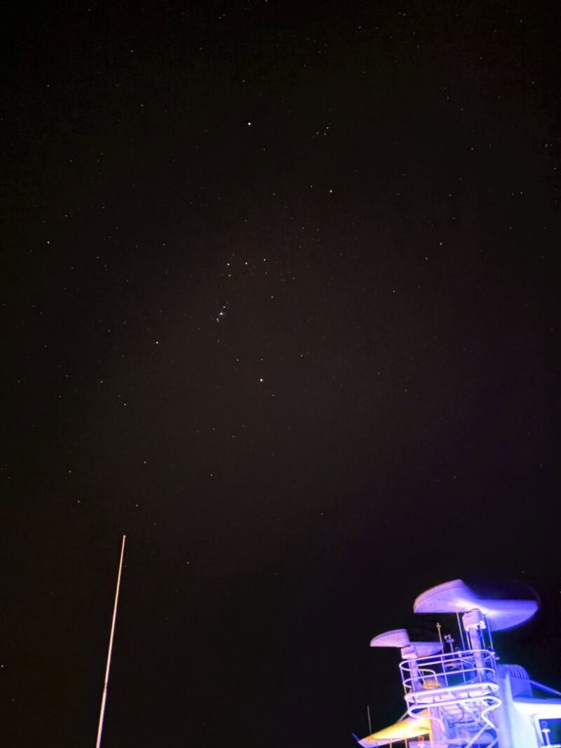 「三井オーシャンフジ」から見える星空