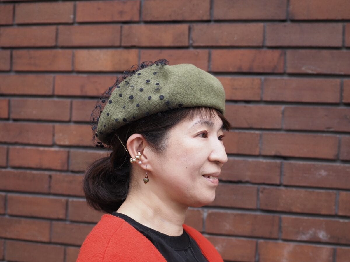 カオリノモリのベレー帽