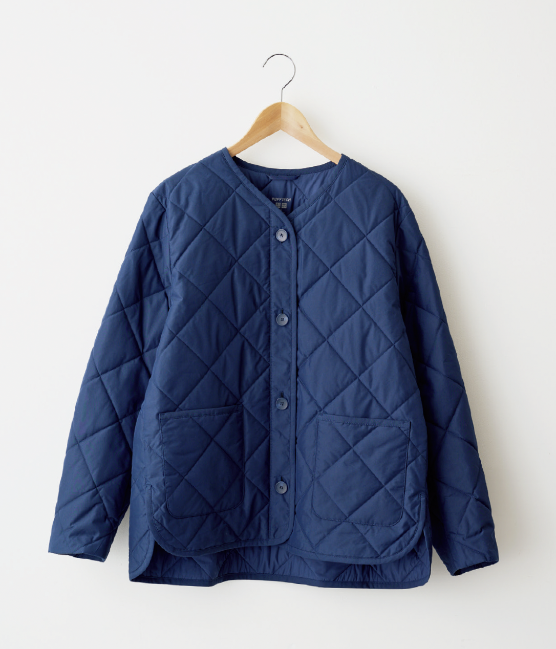 UNIQLO パフテックノーカラージャケット ¥6,990