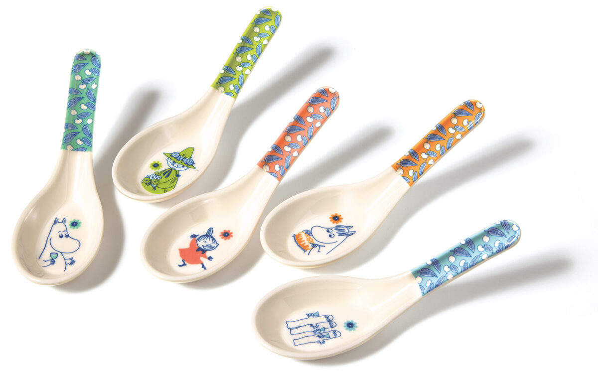 〈増刊号〉付録 和洋中どんな料理にも合う！ ムーミンと仲間たちの 豪華！ レンゲ５本セット