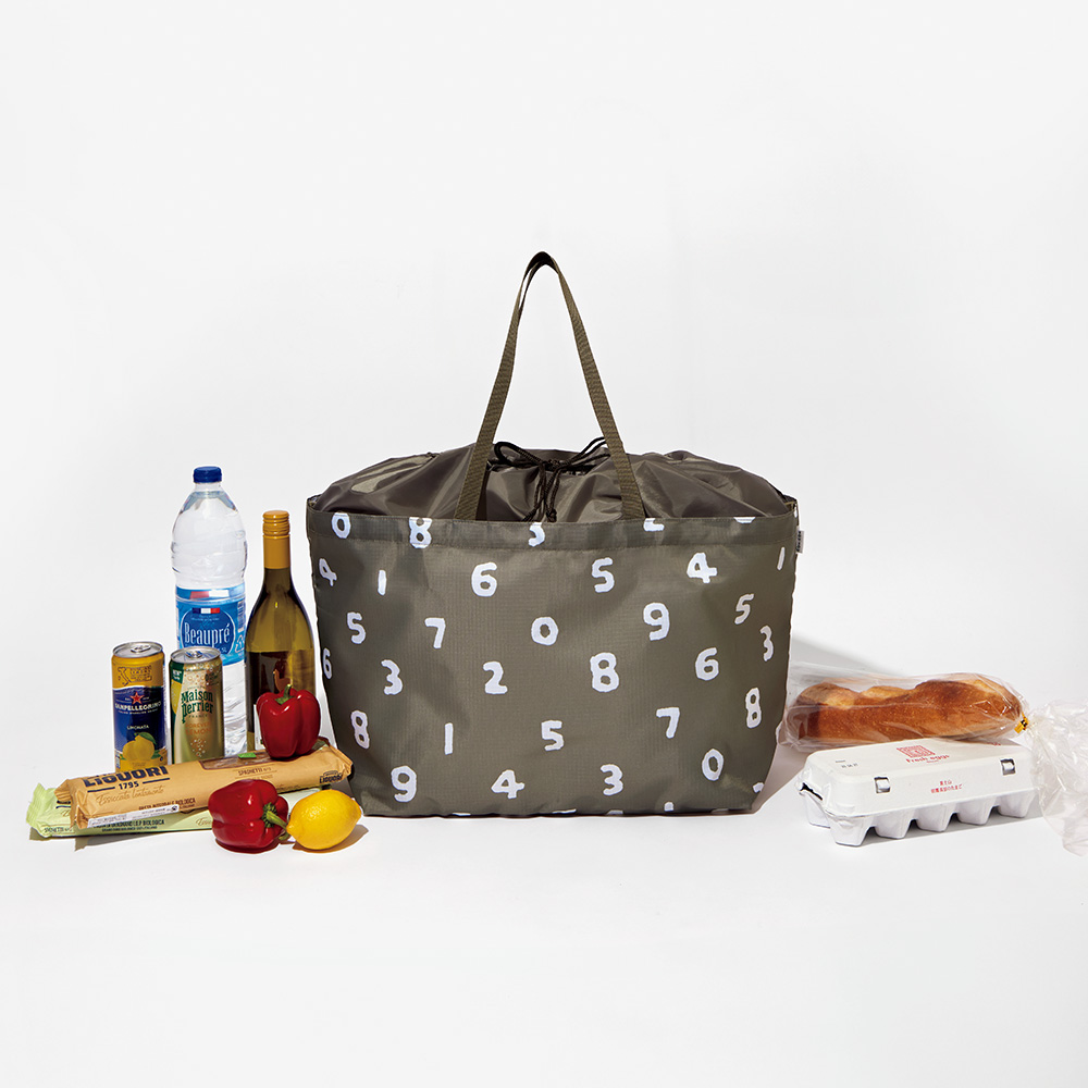 〈通常号〉付録 買い物かごにセットできる！ 特大お買い物バッグ