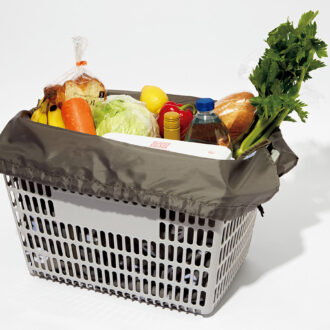 レジのかごにセットできる！お買い物で大活躍